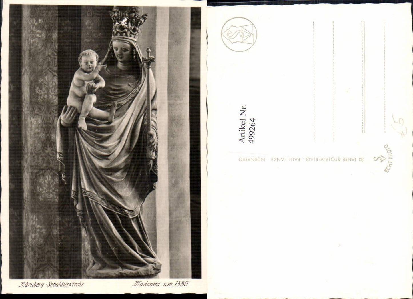 499264,Plastik Figur Skulptur Nürnberg Sebalduskirche Madonna Religion