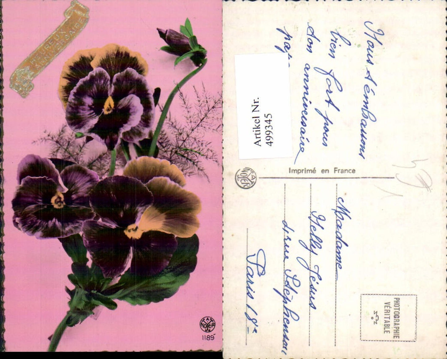 Alte Ansichtskarte – Old Postcard