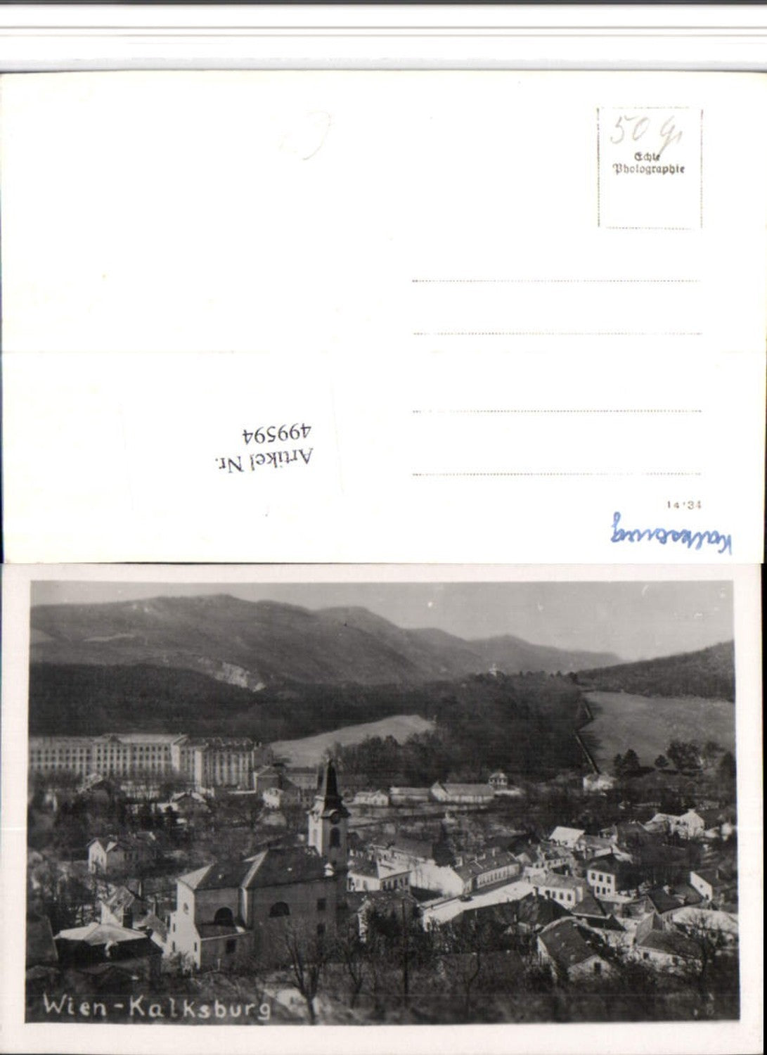 Alte Ansichtskarte – Old Postcard