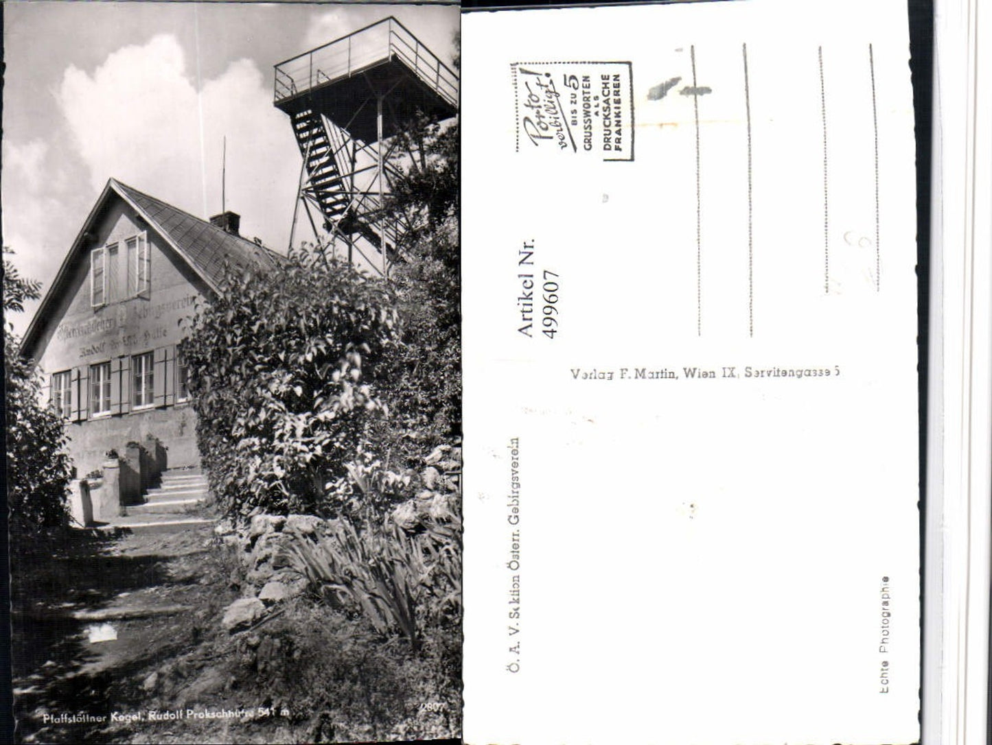 499607,Pfaffstättner Kogel b. Pfaffstätten Rudolf Prokschhütte