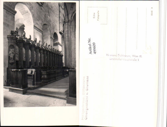 499609,Stift Heiligenkreuz Kirche Chorgestühl pub Hermann Brühlmeyer