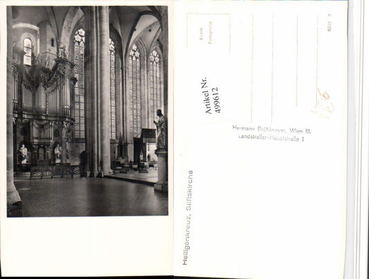 499612,Stift Heiligenkreuz Kirche Orgel pub Hermann Brühlmeyer