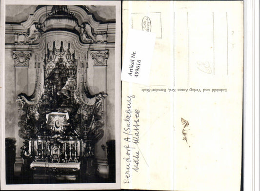 499616,Berndorf Kirche Innenansicht Altar