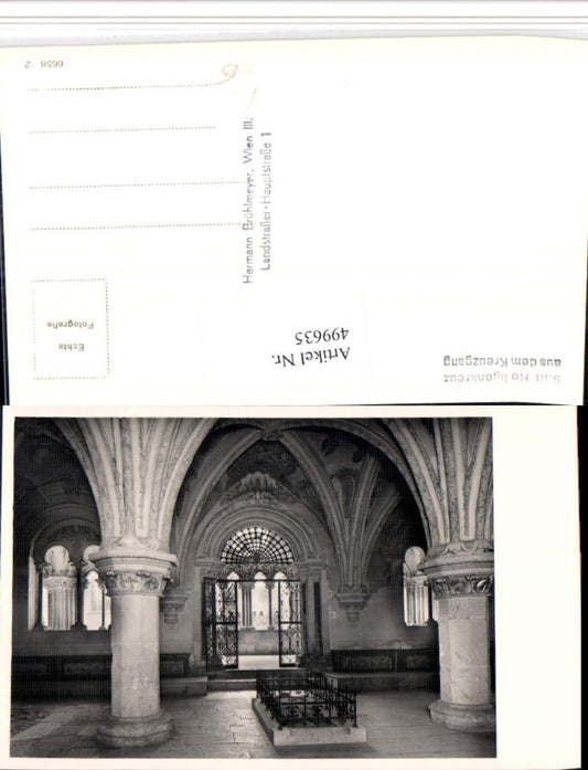 499635,Stift Heiligenkreuz Kreuzgang pub Hermann Brühlmeyer