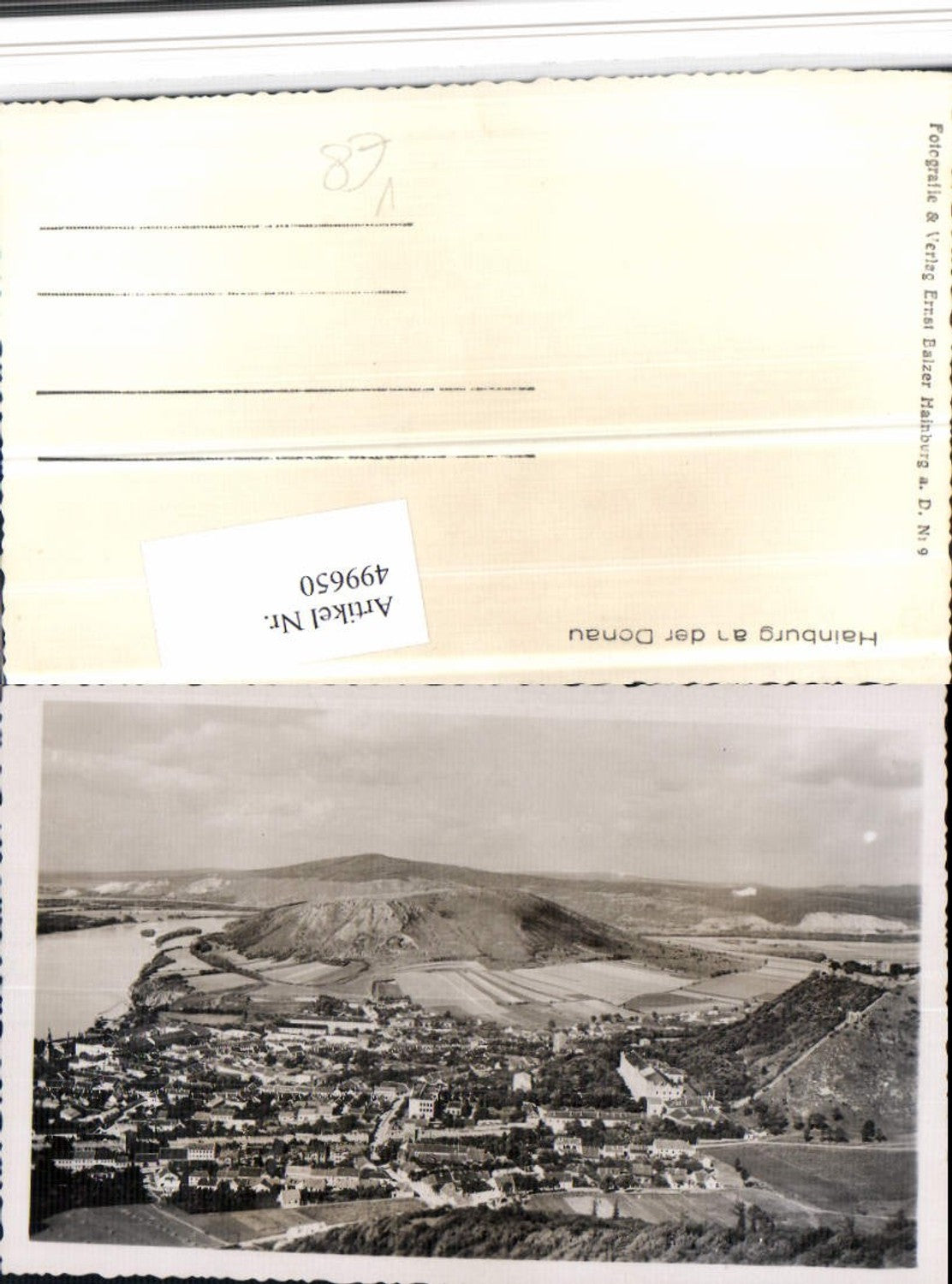 499650,Hainburg an d. Donau Totale pub Ernst Balzer