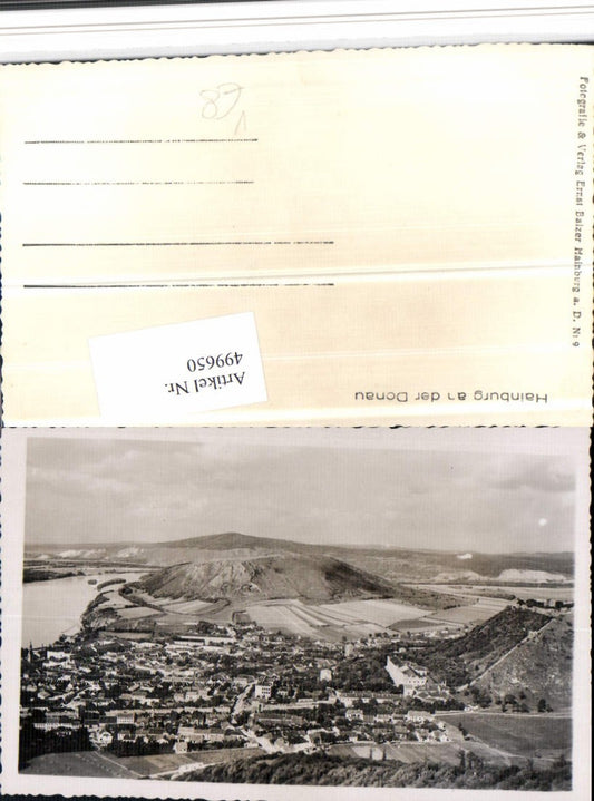 499650,Hainburg an d. Donau Totale pub Ernst Balzer