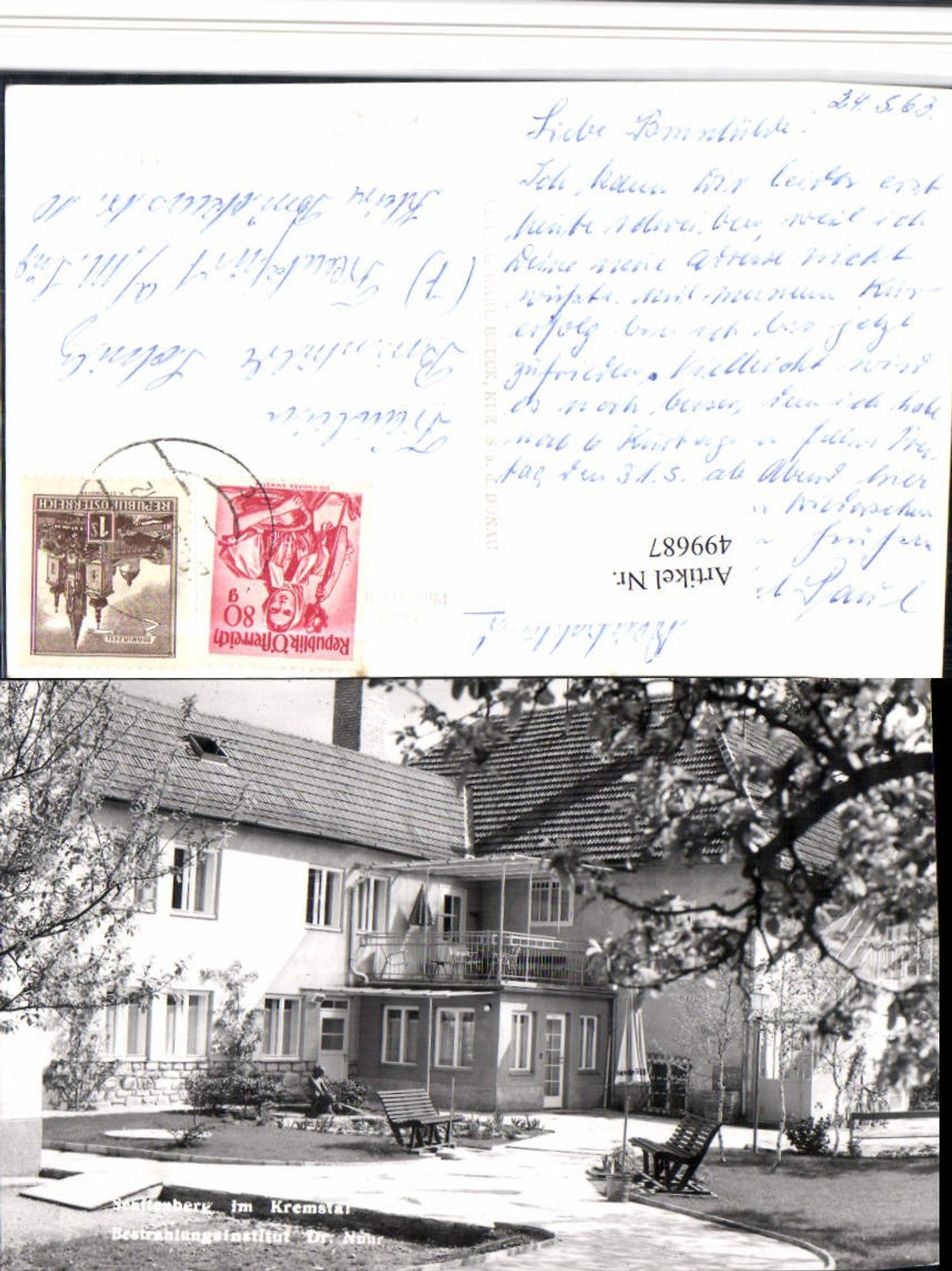 499687,Senftenberg im Kremstal Bestrahlungsinstitut Dr. Nuhr