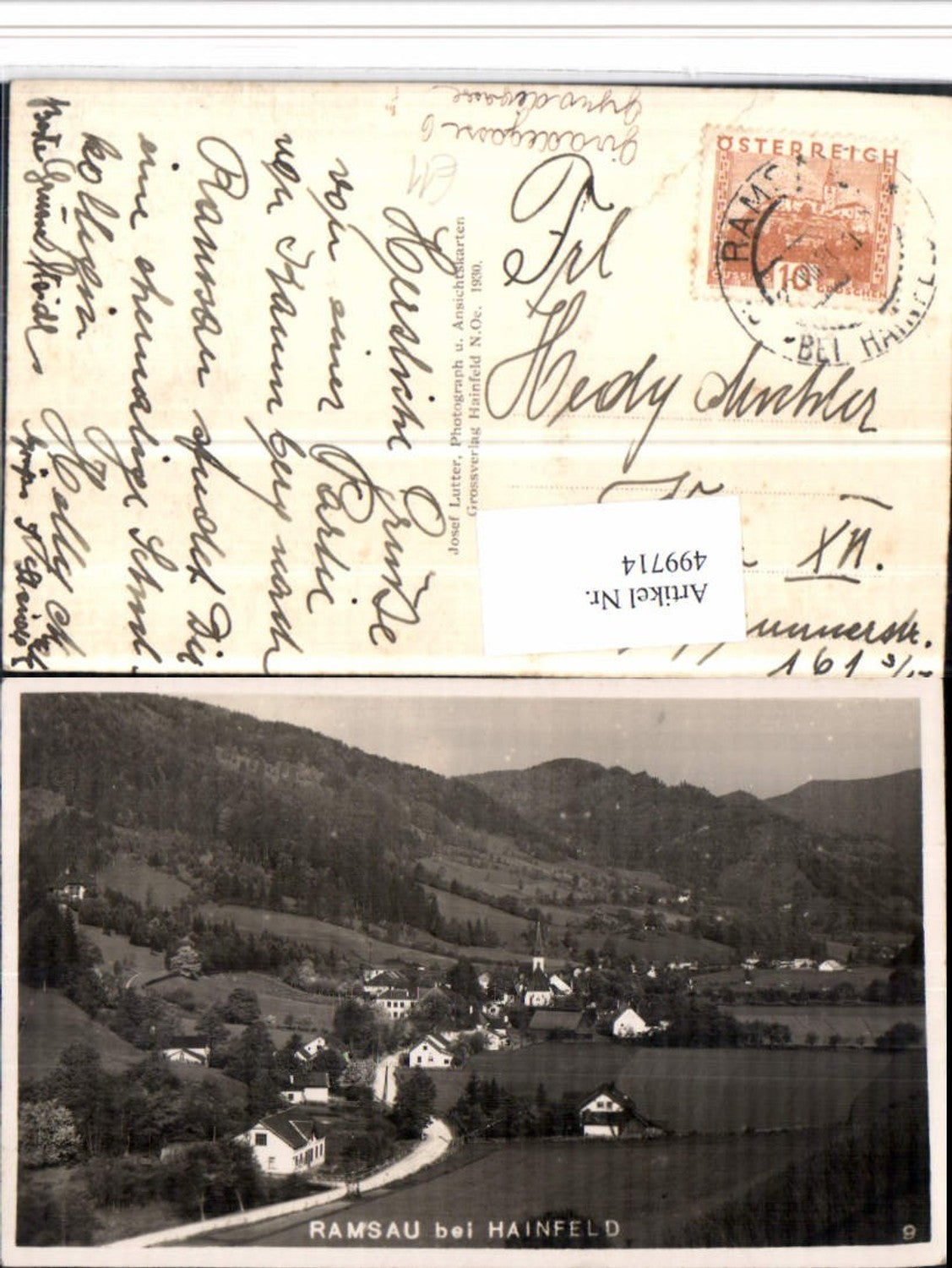 499714,Ramsau b. Hainfeld Totale