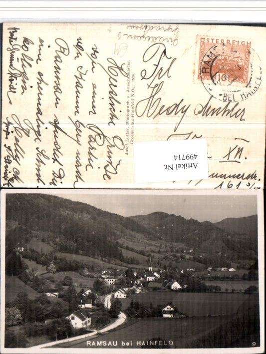 499714,Ramsau b. Hainfeld Totale
