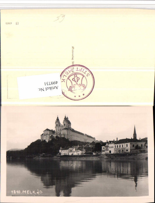 499731,Melk an d. Donau Teilansicht m. Stift