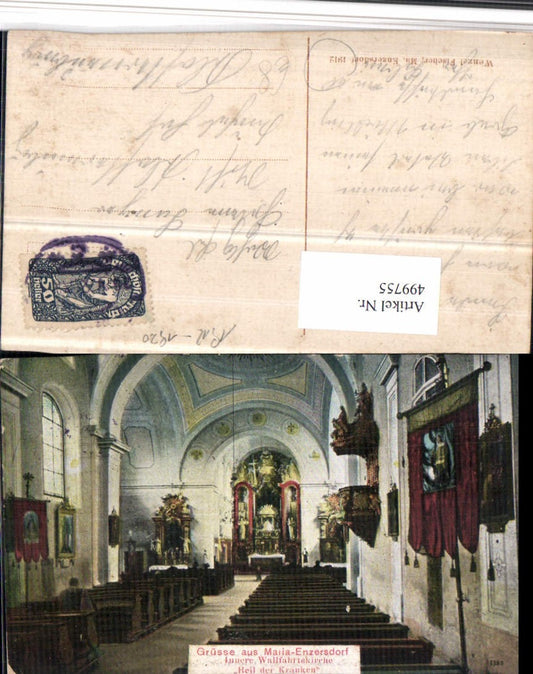 499755,Maria Enzersdorf Wallfahrtskirche Innenansicht