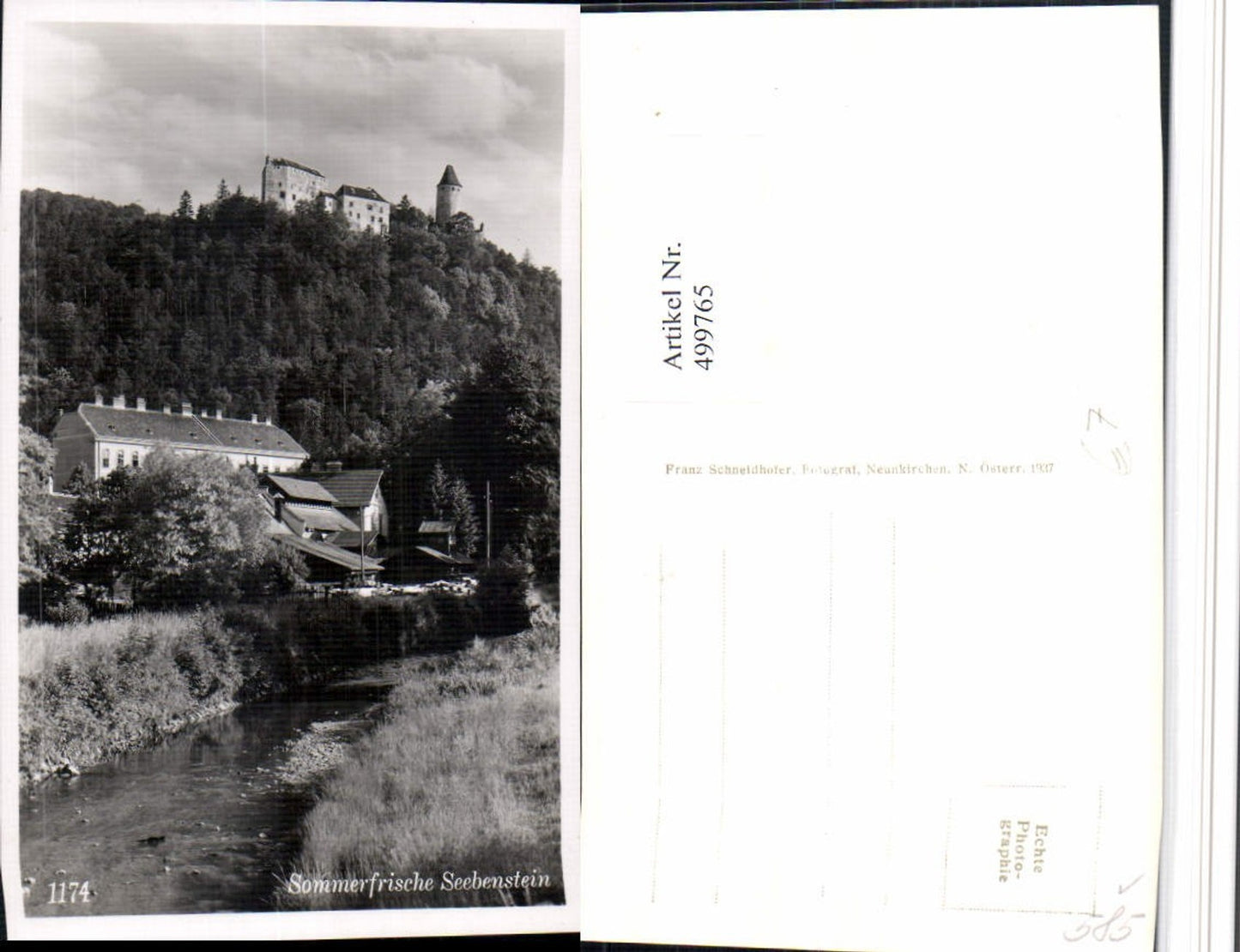 499765,Seebenstein m. Burg