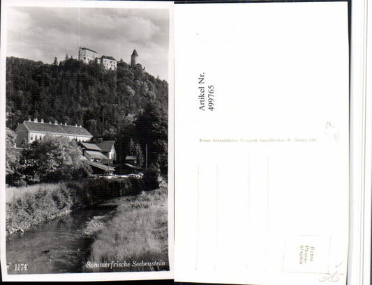 499765,Seebenstein m. Burg