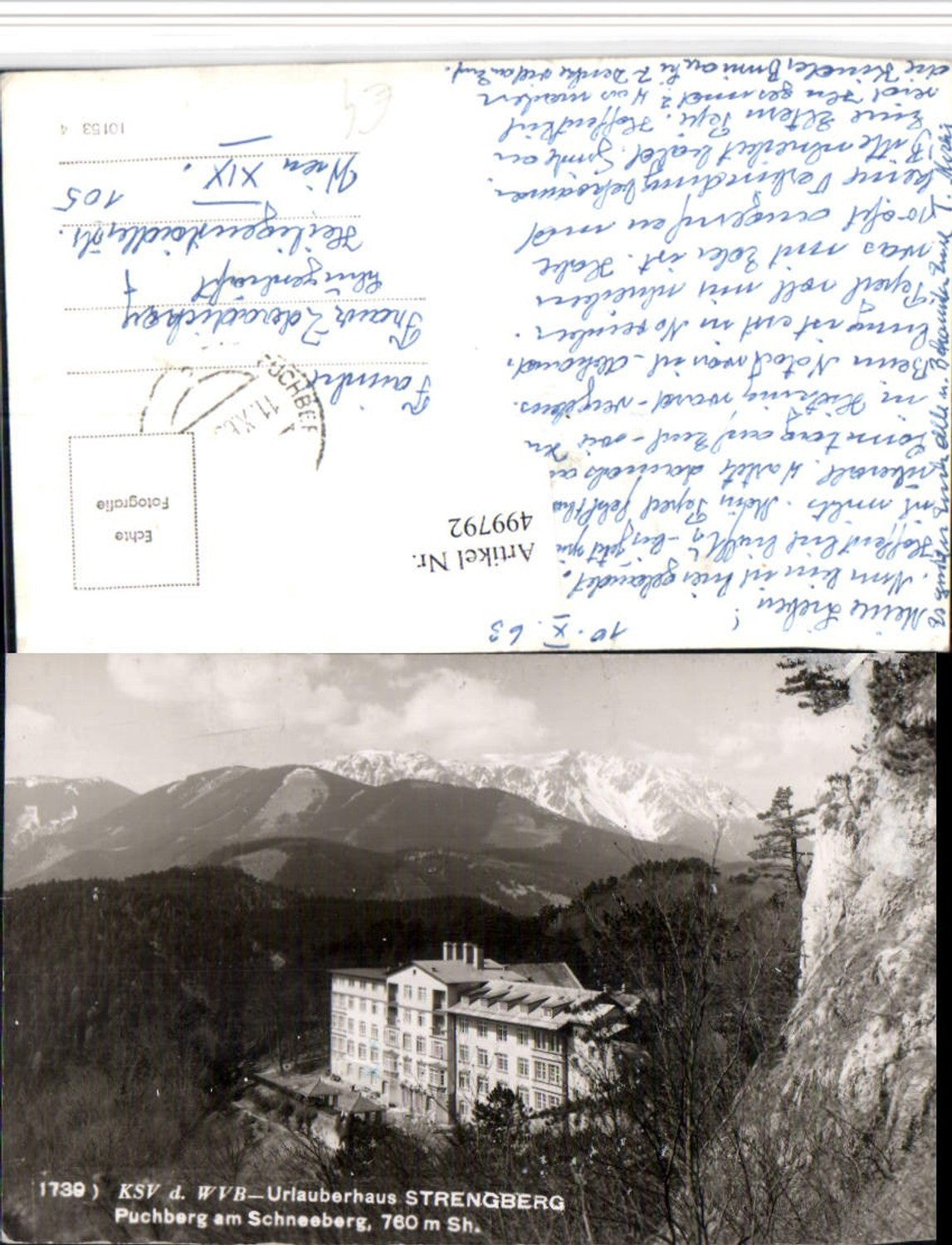 499792, Puchberg am Schneeberg, holiday home Strengberg, mountain scenery