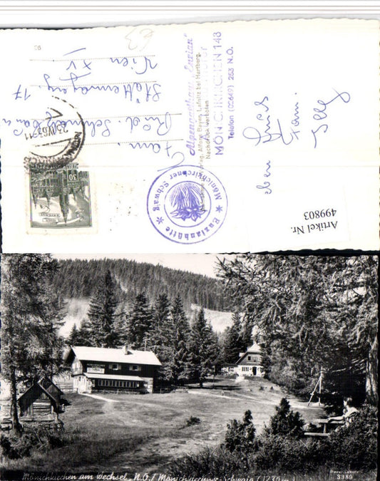 499803,Mönichkirchen am Wechsel Mönichkirchner Schwaig