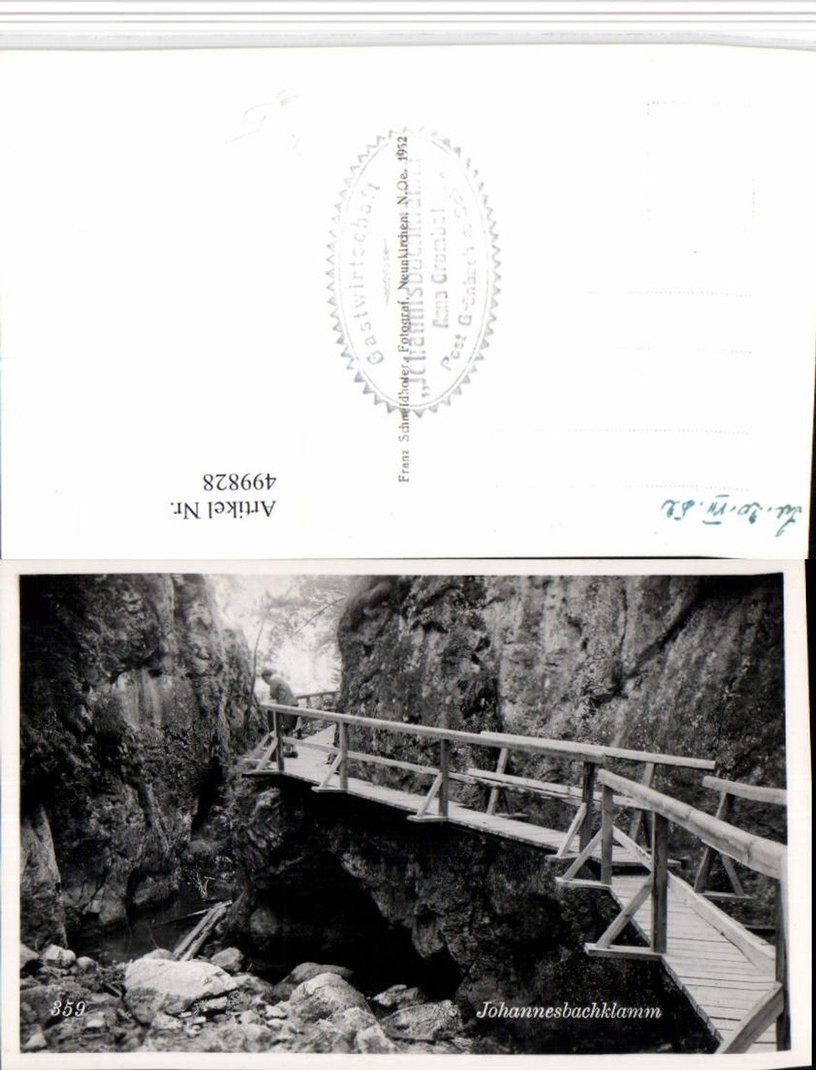 499828,Johannesbachklamm Klamm b. Würflach