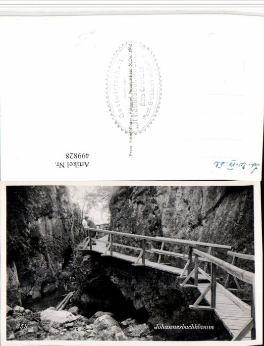 499828,Johannesbachklamm Klamm b. Würflach