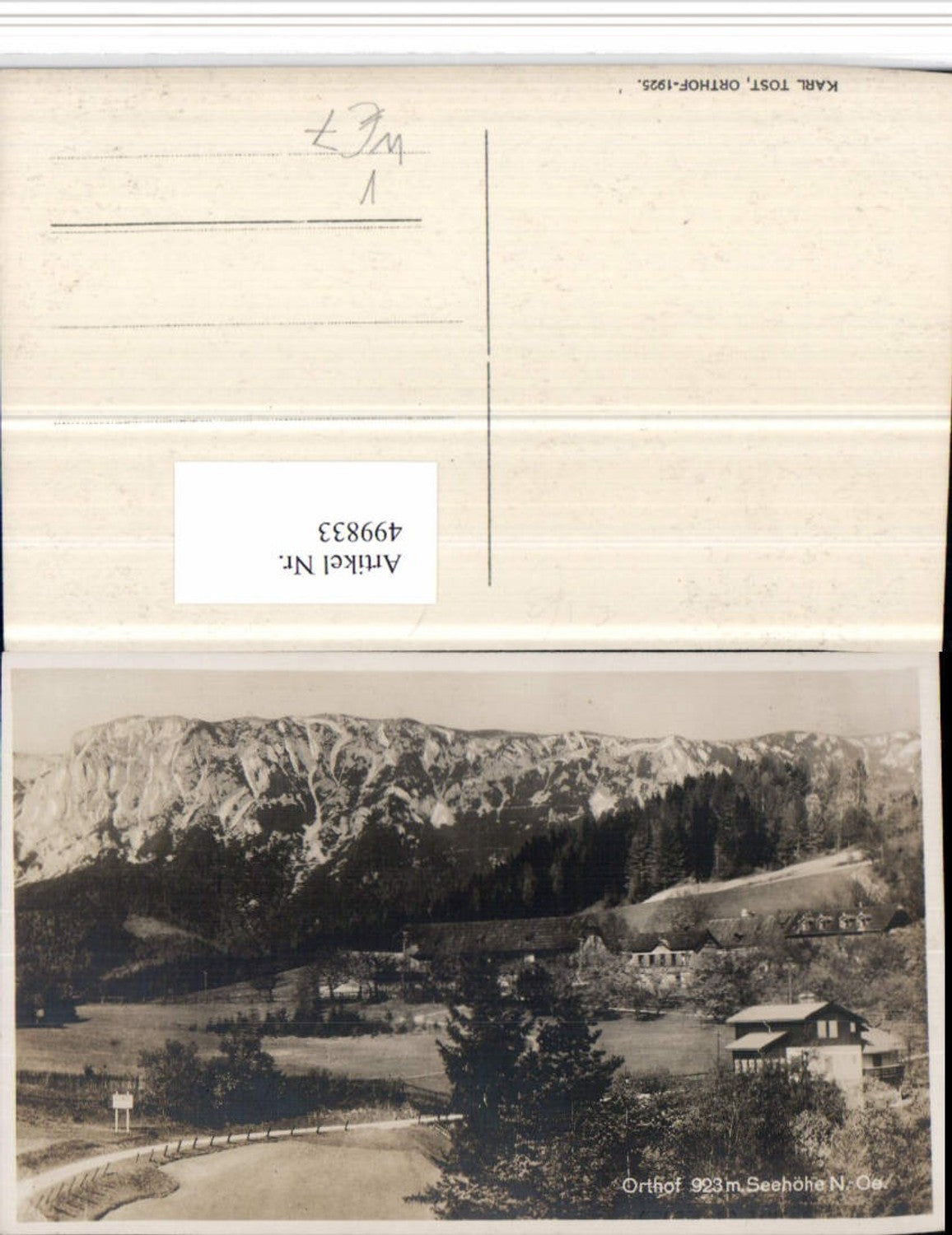 499833,Orthof b. St. Corona Bergkulisse pub Karl Tost