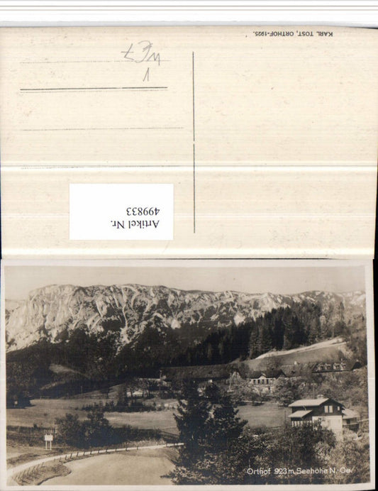 499833,Orthof b. St. Corona Bergkulisse pub Karl Tost