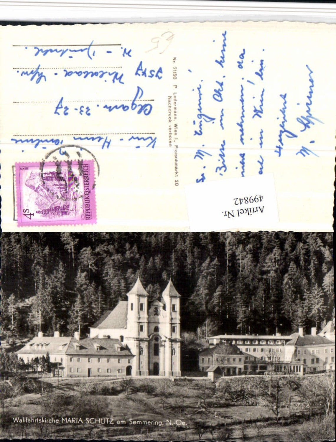 499842,Maria Schutz am Semmering Wallfahrtskirche Kirche