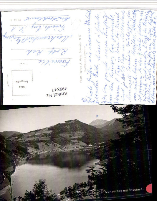 499847,Lunzersee See b. Lunz m. Ötscher