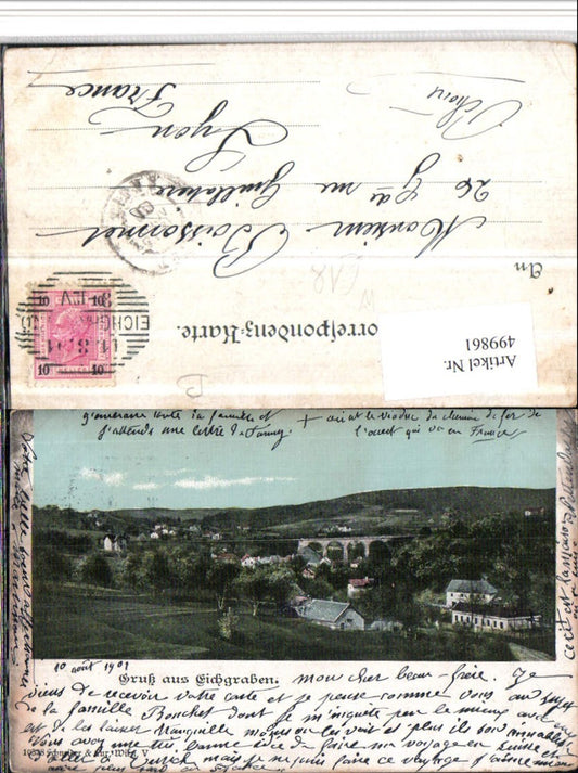 499861,Gruß aus Eichgraben Teilansicht Viadukt