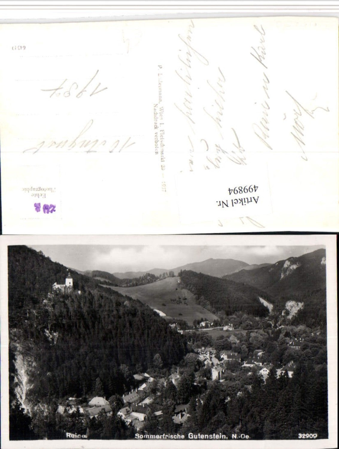 Alte Ansichtskarte – Old Postcard