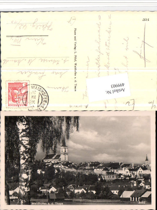 499903,Waidhofen an d. Thaya Totale Kirche