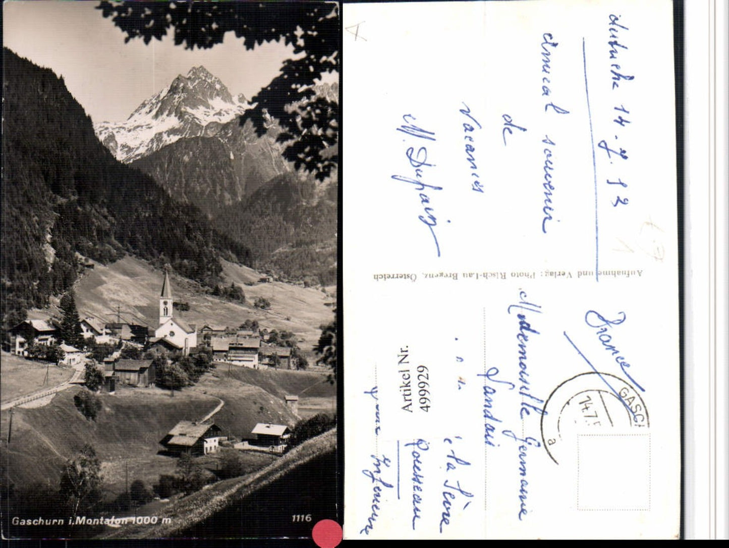 Alte Ansichtskarte – Old Postcard