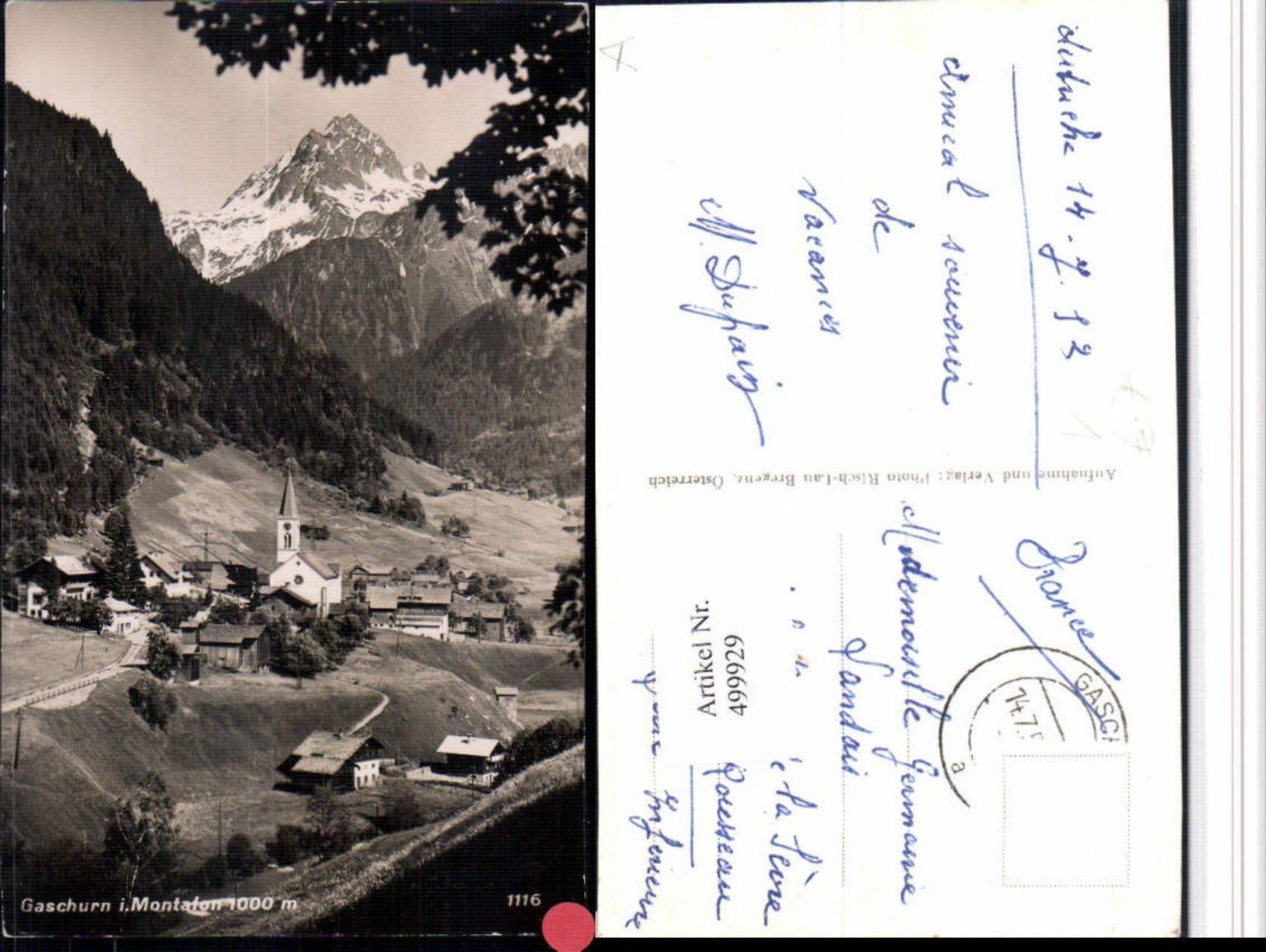 Alte Ansichtskarte – Old Postcard