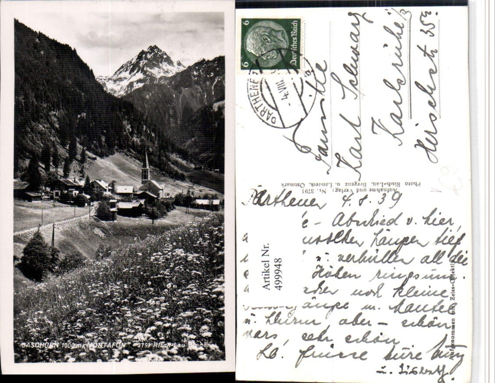 Alte Ansichtskarte – Old Postcard