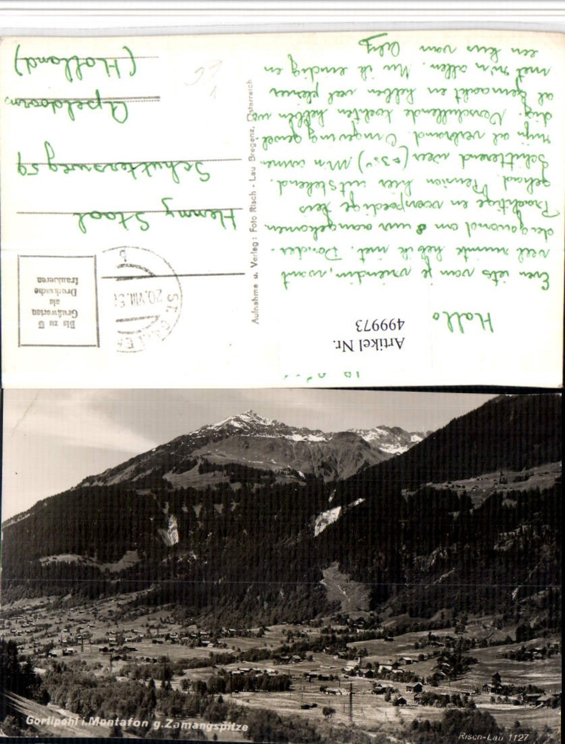 Alte Ansichtskarte – Old Postcard