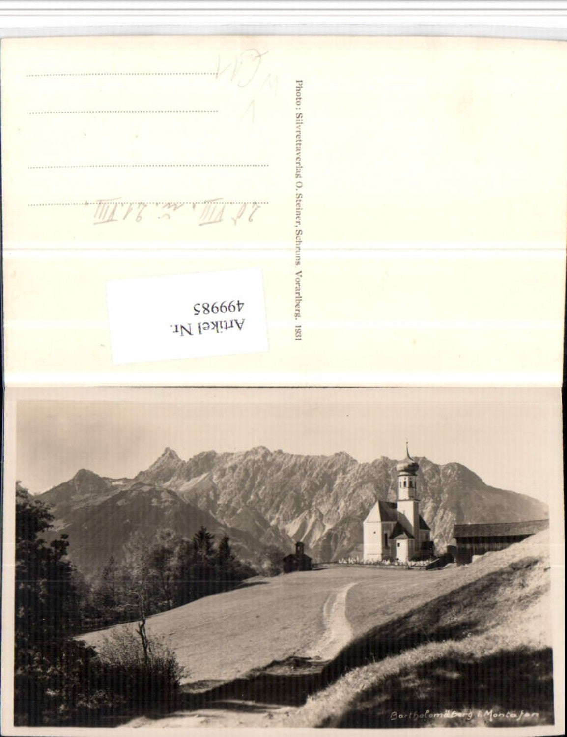 Alte Ansichtskarte – Old Postcard