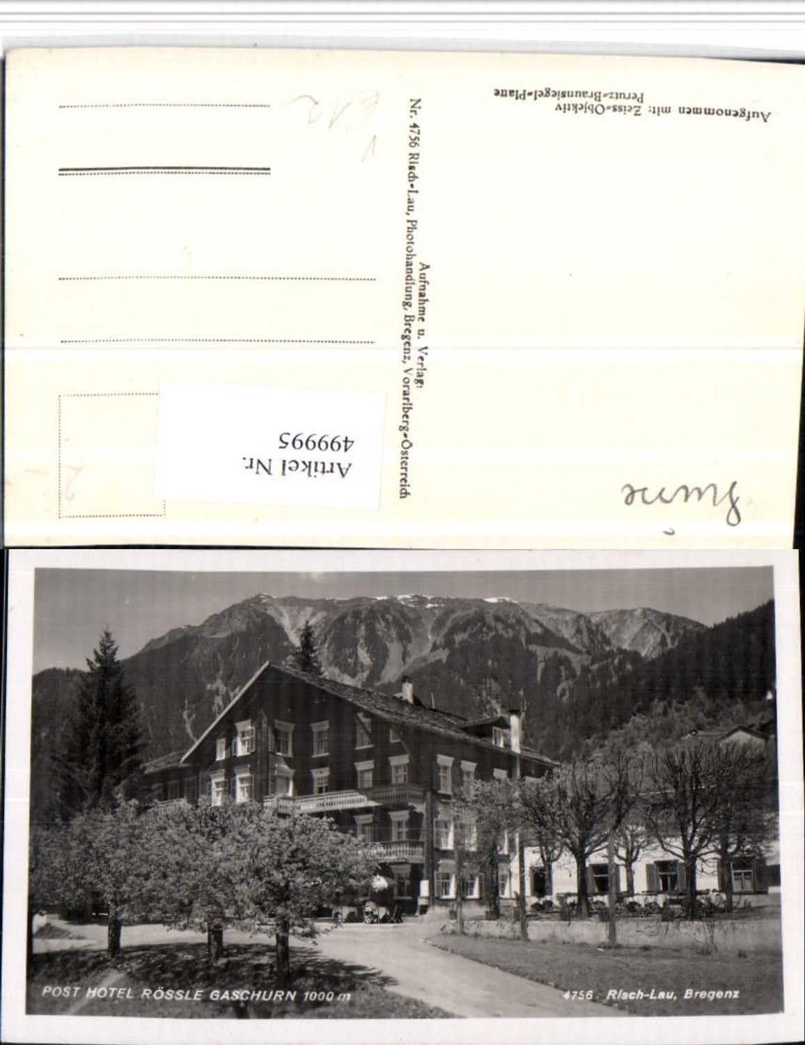 Alte Ansichtskarte – Old Postcard