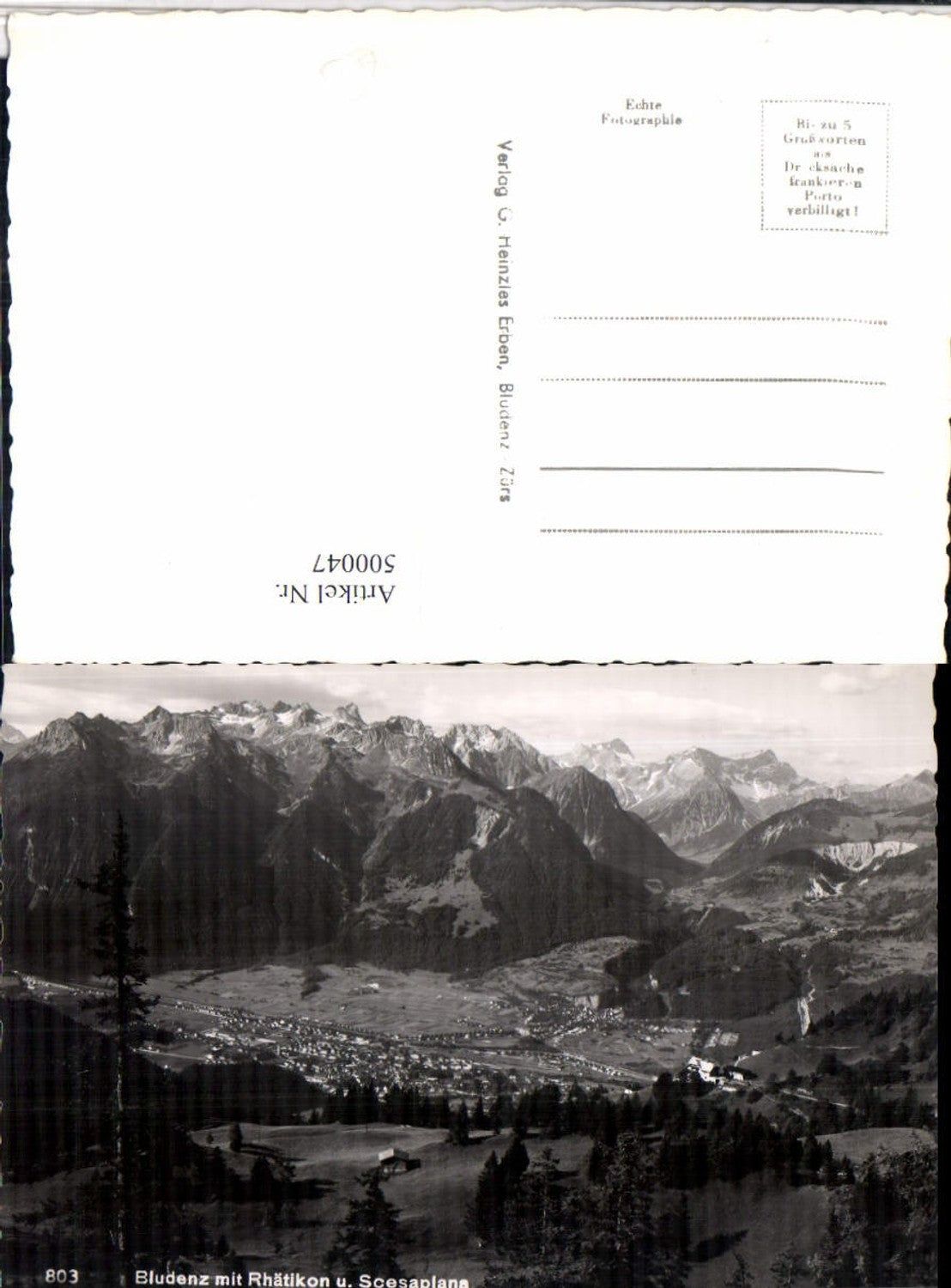 Alte Ansichtskarte – Old Postcard