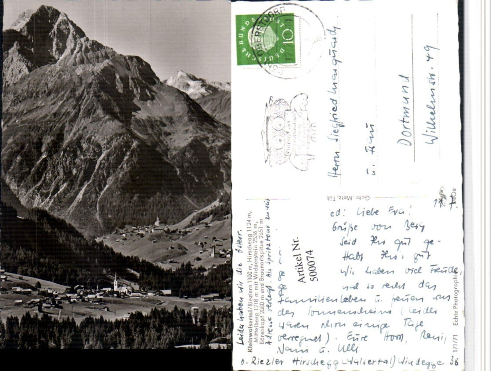 Alte Ansichtskarte – Old Postcard