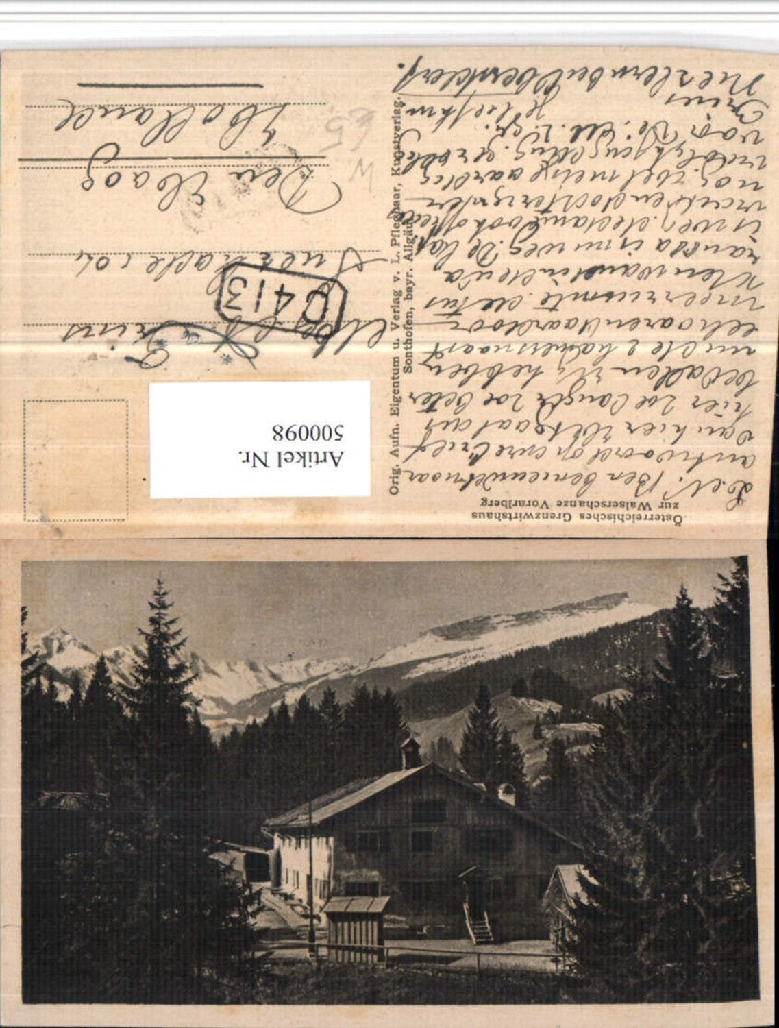 Alte Ansichtskarte – Old Postcard