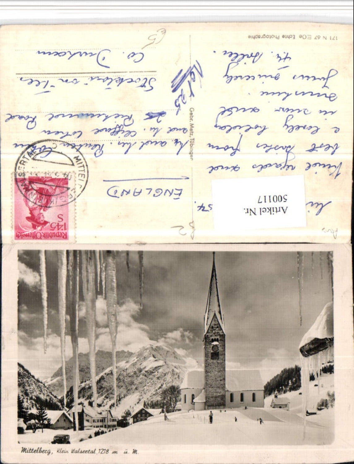 Alte Ansichtskarte – Old Postcard
