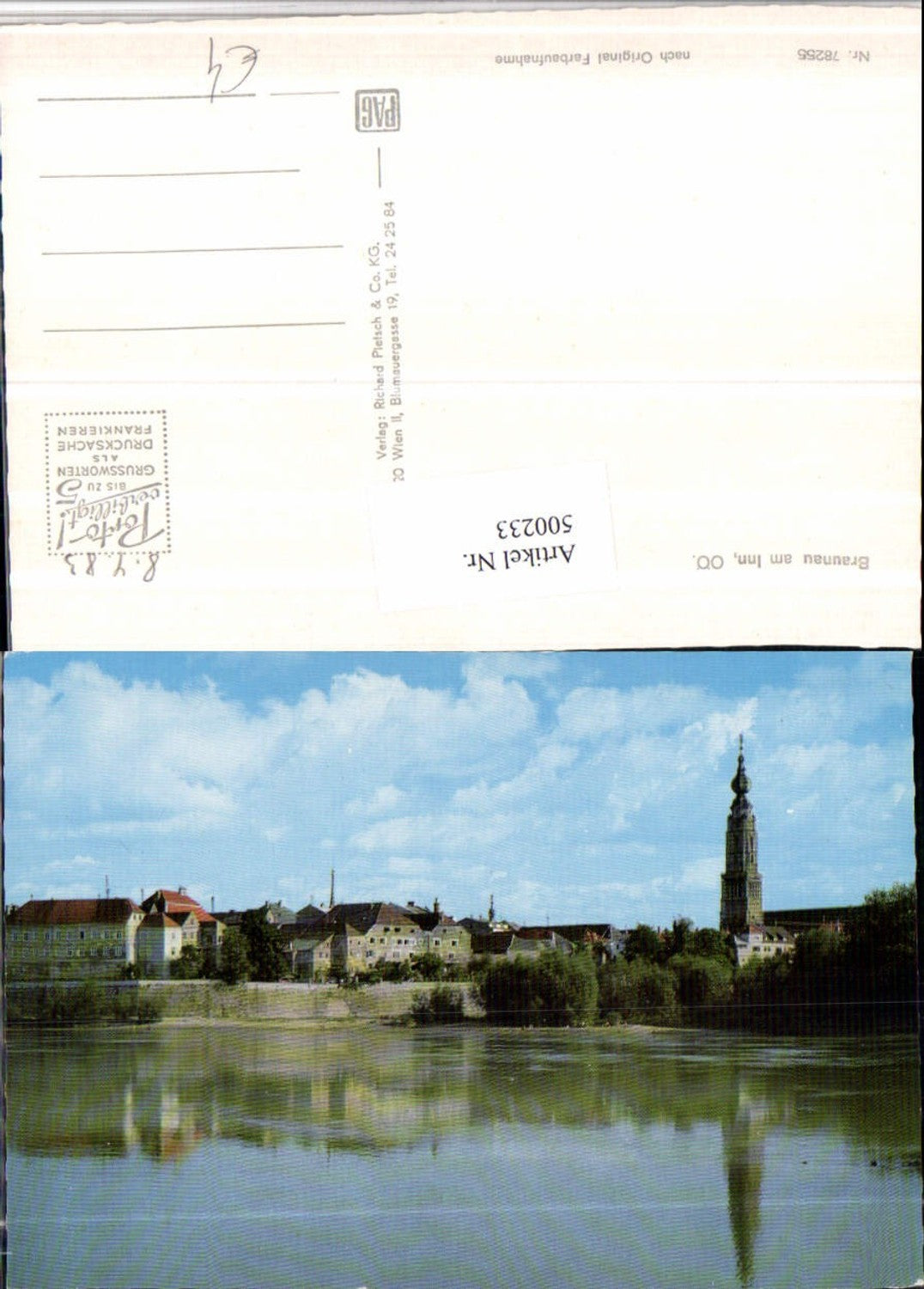 500233,Braunau am Inn Teilansicht Kirchenturm