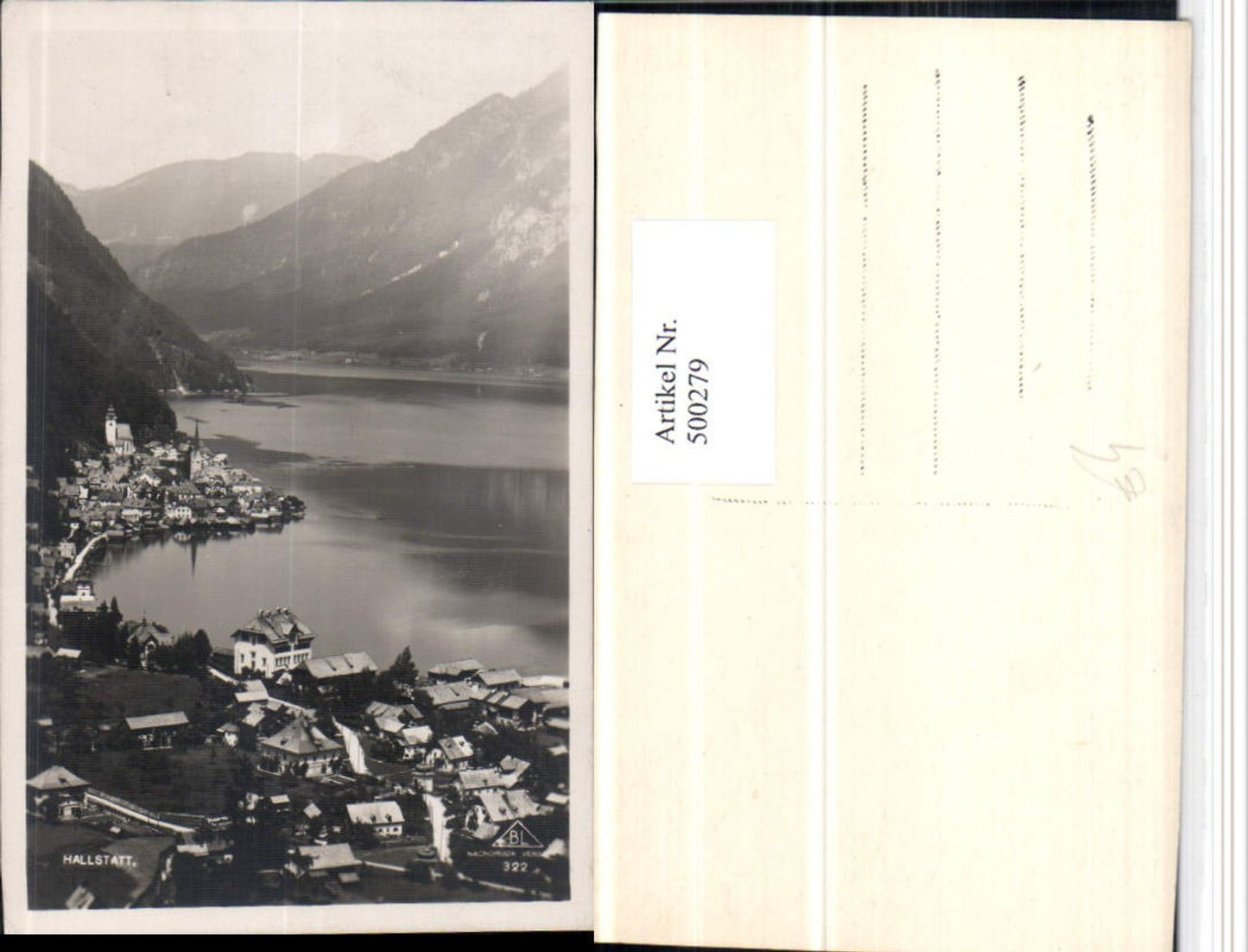 500279,Hallstatt Totale Bergkulisse