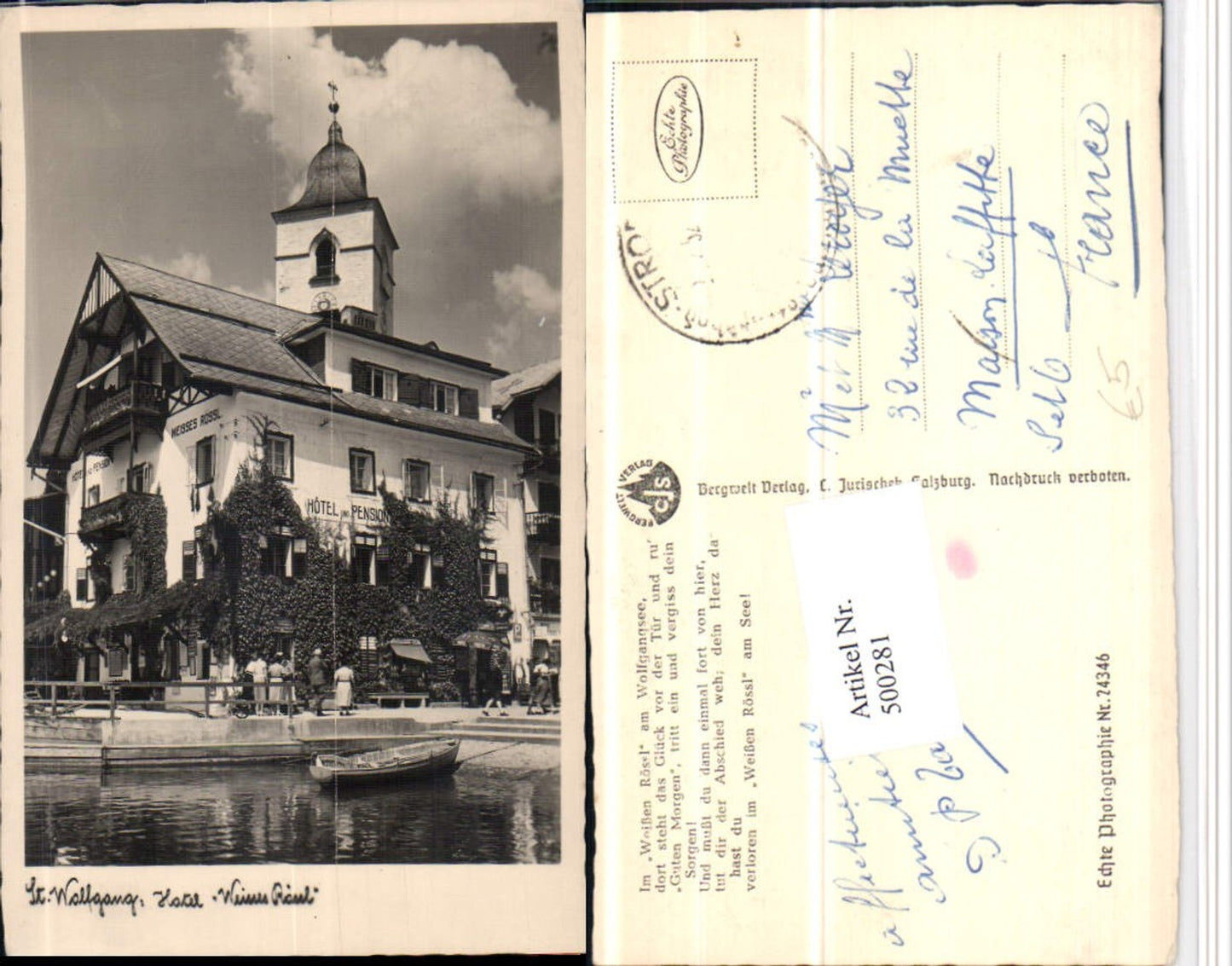 500281,St. Wolfgang Hotel Weißes Rössl Kirchenturm