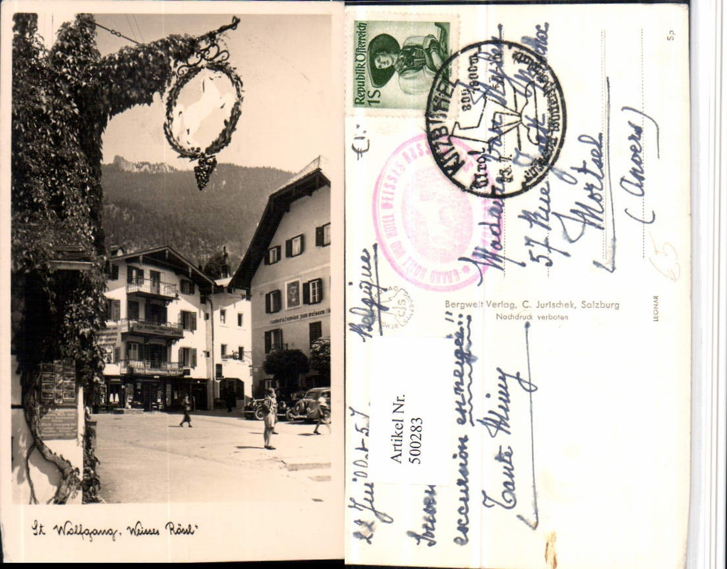 500283,St. Wolfgang Weißes Rössl Gasthof