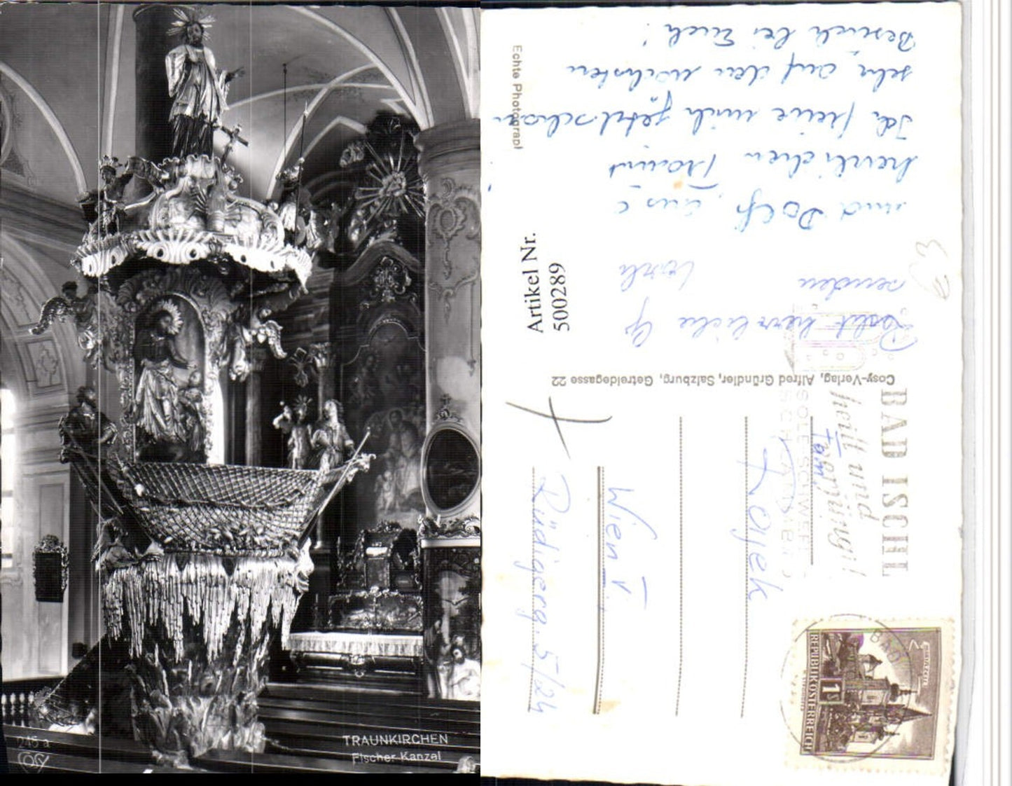 500289,Traunkirchen Kirche Fischer-Kanzel pub Cosy 245a