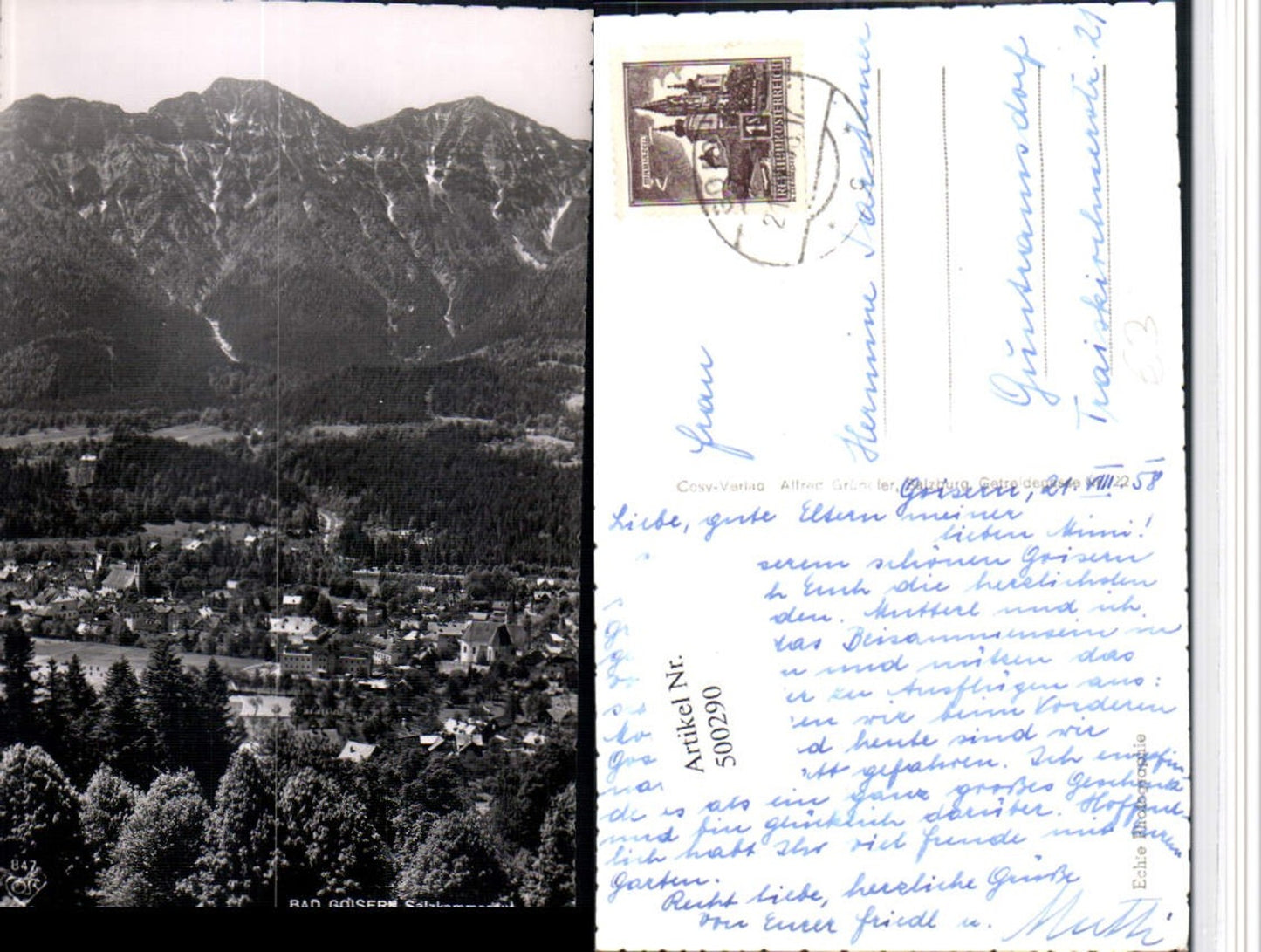 500290,Bad Goisern Totale Bergkulisse pub Cosy 847