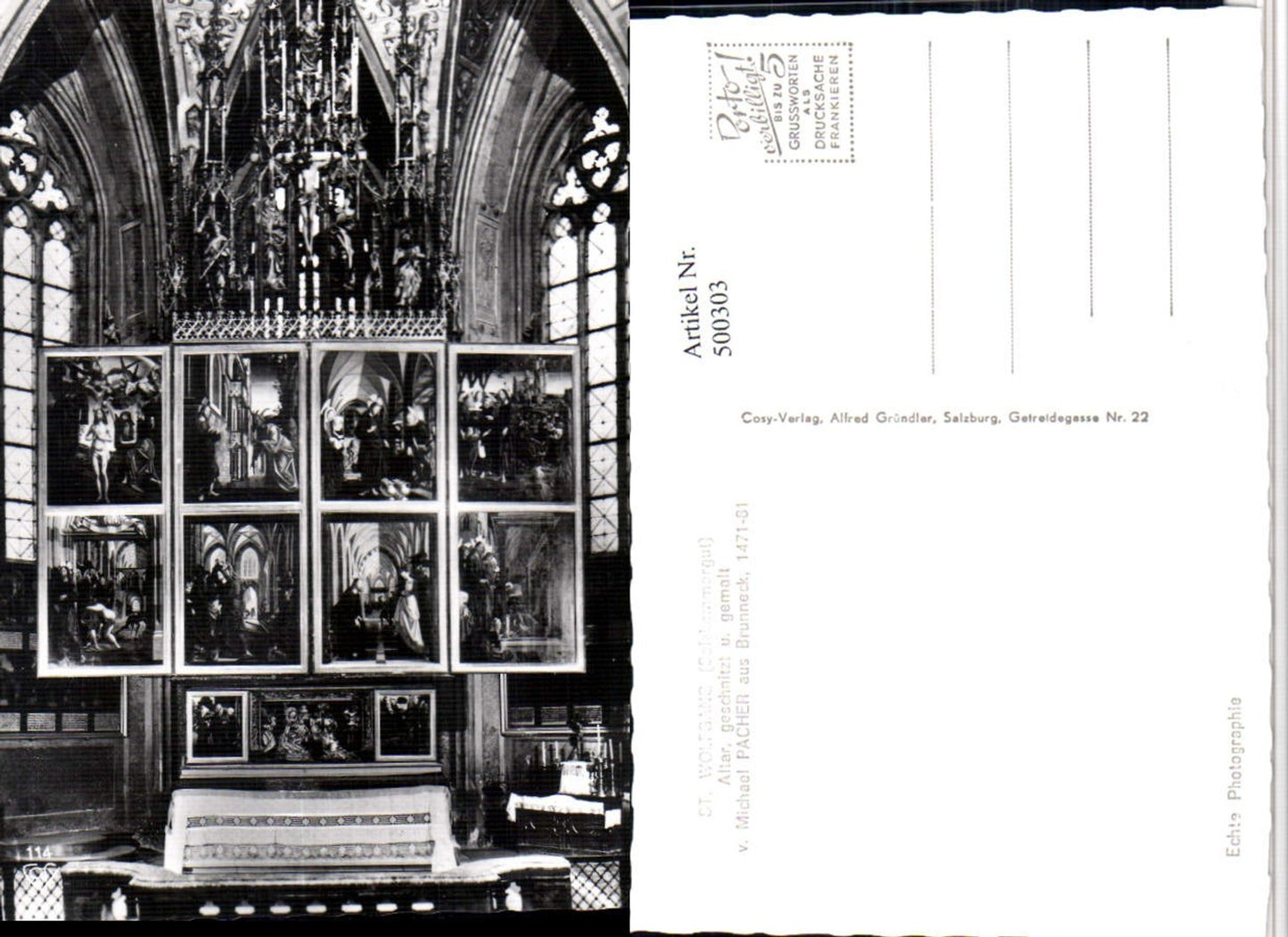 500303,St. Wolfgang Kirche Altar pub Cosy 114