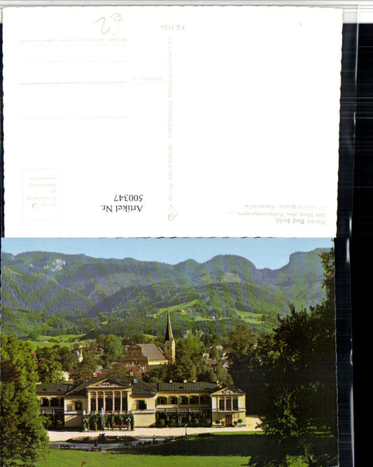 500347,Bad Ischl Teilansicht m. Kaiservilla pub Cosy