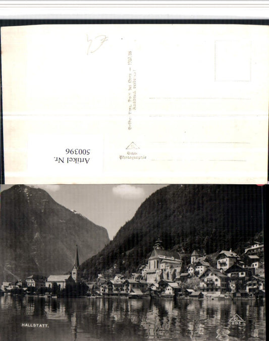 500396,Hallstatt am See Teilansicht Kirchen