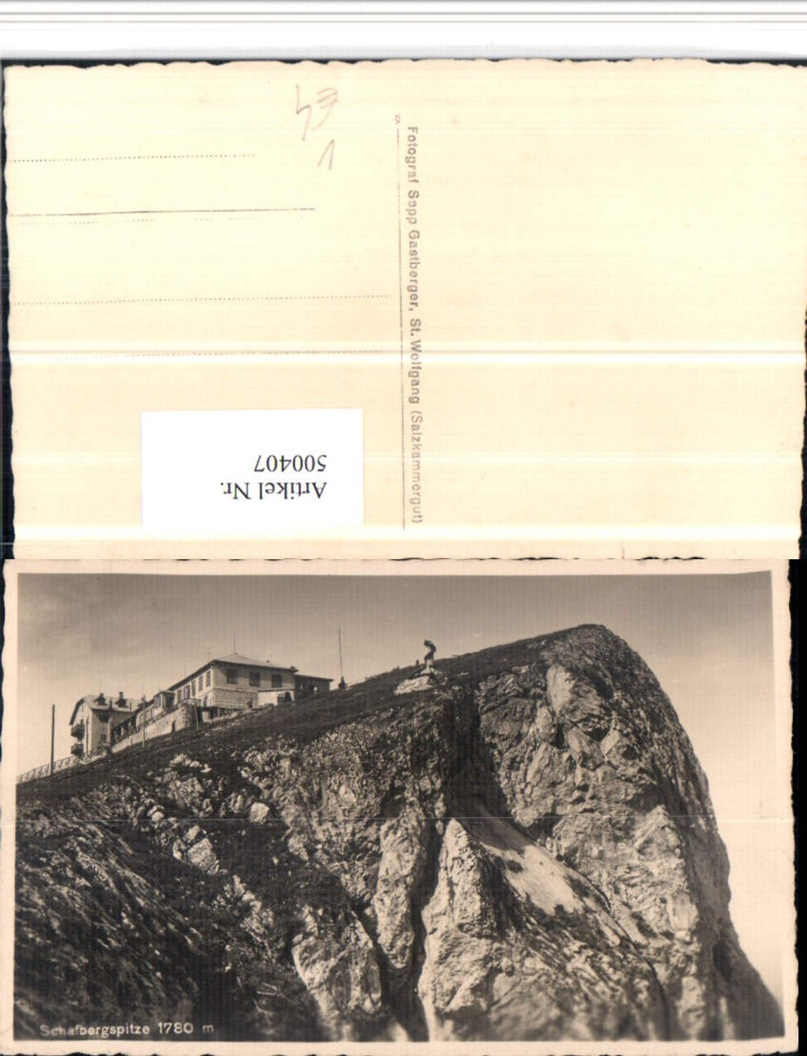 500407,Schafbergspitze Hotel b. St. Wolfgang pub Gastberger