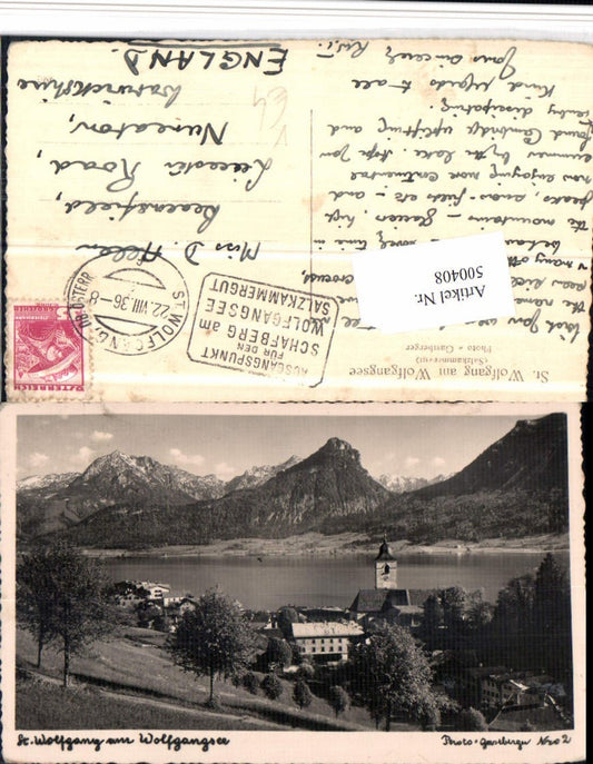 500408,St. Wolfgang am See Totale Bergkulisse pub Gastberger 2