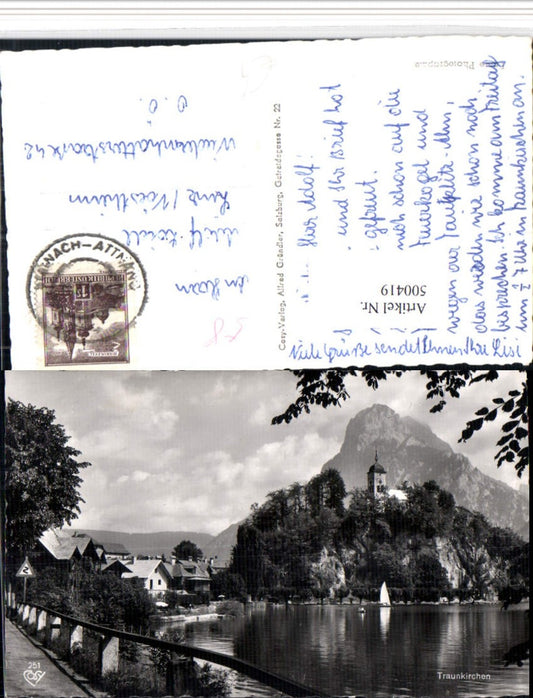 500419,Traunkirchen Teilansicht m. Traunstein pub Cosy 251